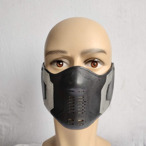 Winter Soldier Latex Face Mask James Buchanan Barnes Cosplay Props - 第 1/6 張圖片