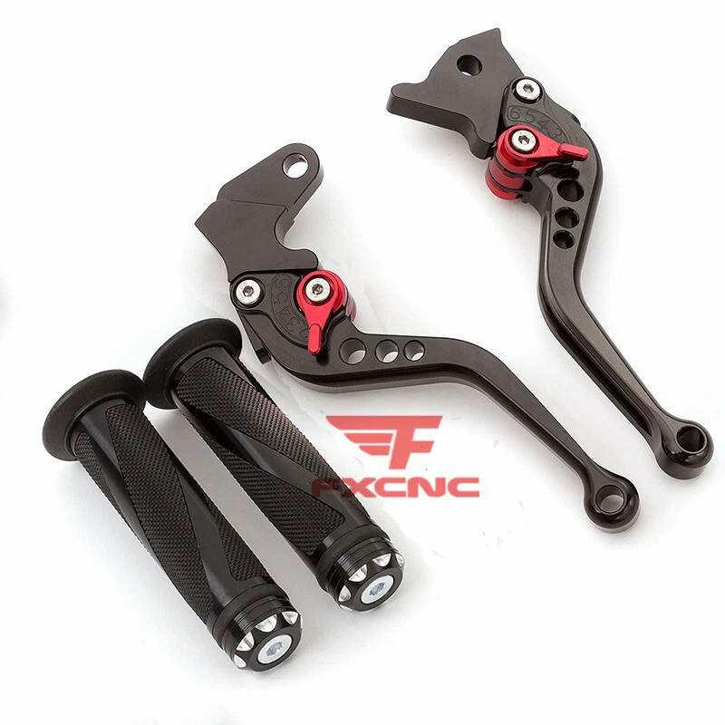 Empuñaduras de embrague de freno CNC cortas largas para Yamaha V-Star 1100 personalizadas 1999-2009 Foto 3 de 4