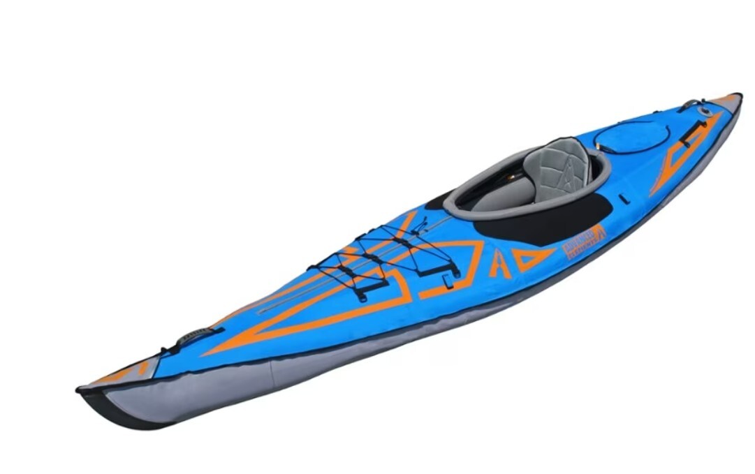 Advanced Elements AE1009-XE AdvancedFrame 13 Ft. Inflatable Kayak - Blue/Orange