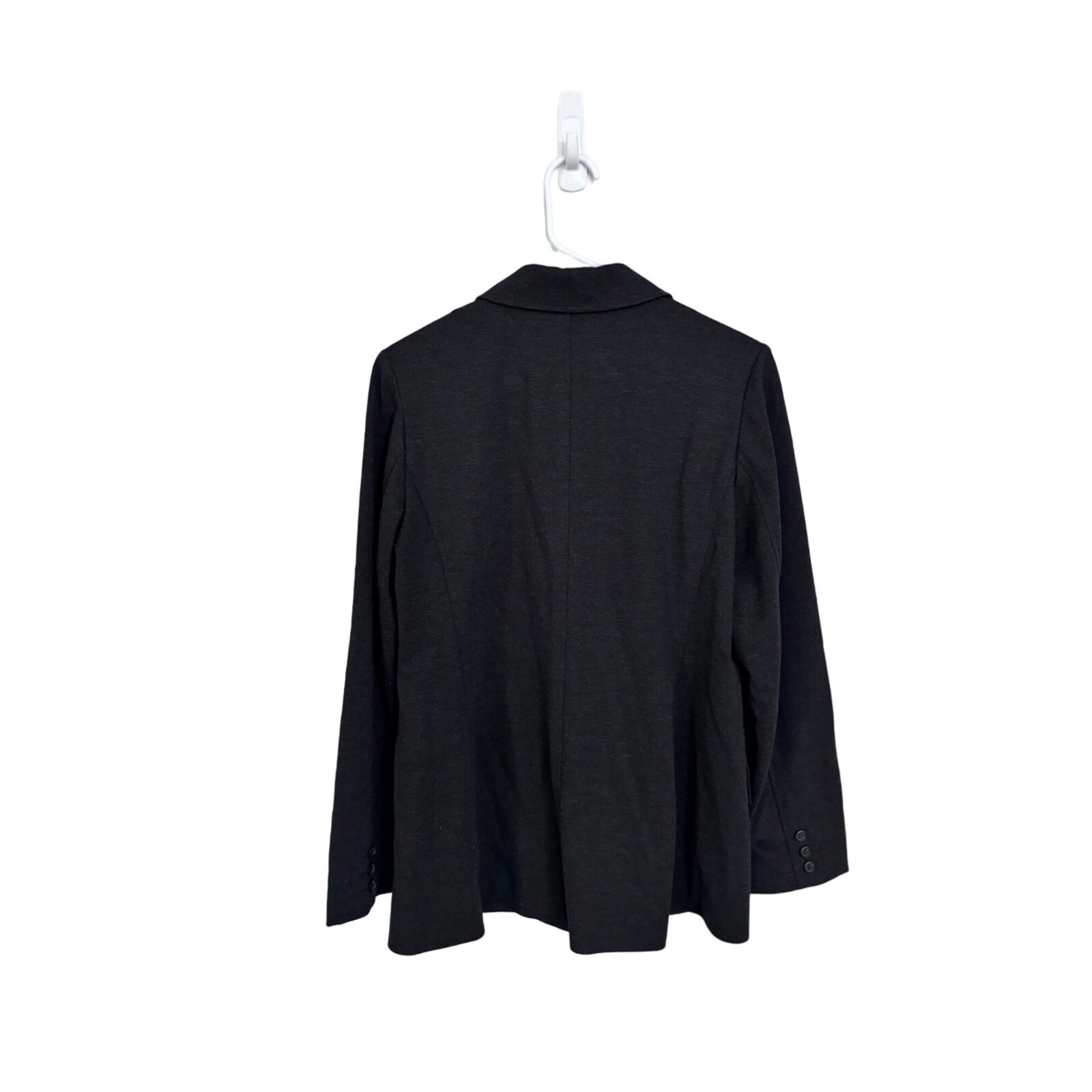 Chico's two button blazer stretch lightweight dar… - image 2