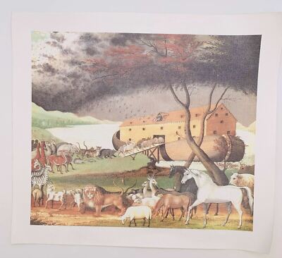 Noah's Ark by Edward Hicks Giclee Canvas Wall Art Print
