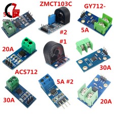 5A/20A/30A Range ACS712/ACS712ELCTR/ZMCT103C Current Sensor Module for Arduino