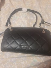 Tahari New Evening Black Small Purse Handbag Vegan Leather Bag