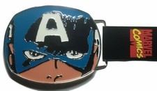 Captain America Superhero Face Enamel Metal Belt Buckle