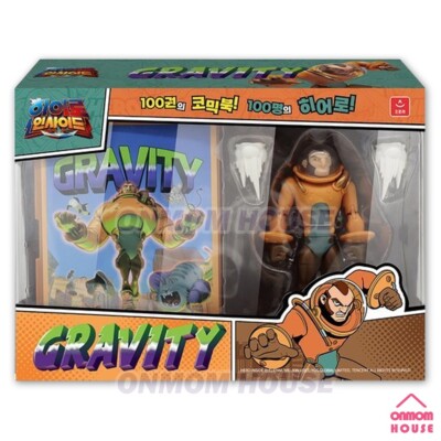Hero Inside Action Figure & Bookcase Set GRAVITY Netflix Animation Korean Toy
