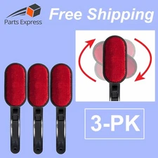 [3 Pack] Original SWIVEL MAGIC Lint BRUSH Clothes Fabric Pet Hair Dust Remover