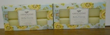 Lot of 2 Greenleaf Bella Freesia Soft Floral Scented Wax Bars 2.6oz Each
