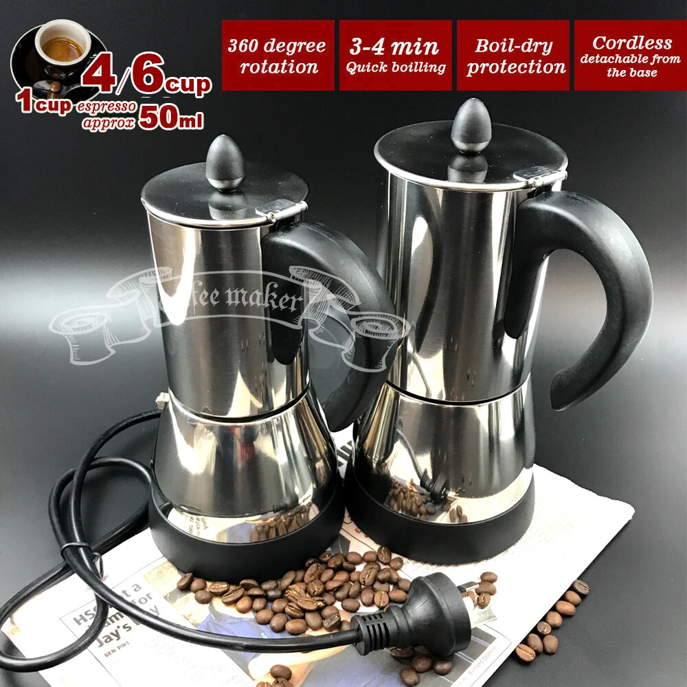 Electric italian coffee maker top