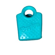 NEW Shopkins Season 3 Teal Empty Shopping Basket Bag -