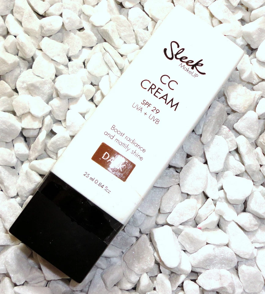 SLEEK CC Cream Foundation SPF 29 UVA + UVB Farbe Make Up Dark 25ml Top 💞 - Bild 2 von 4