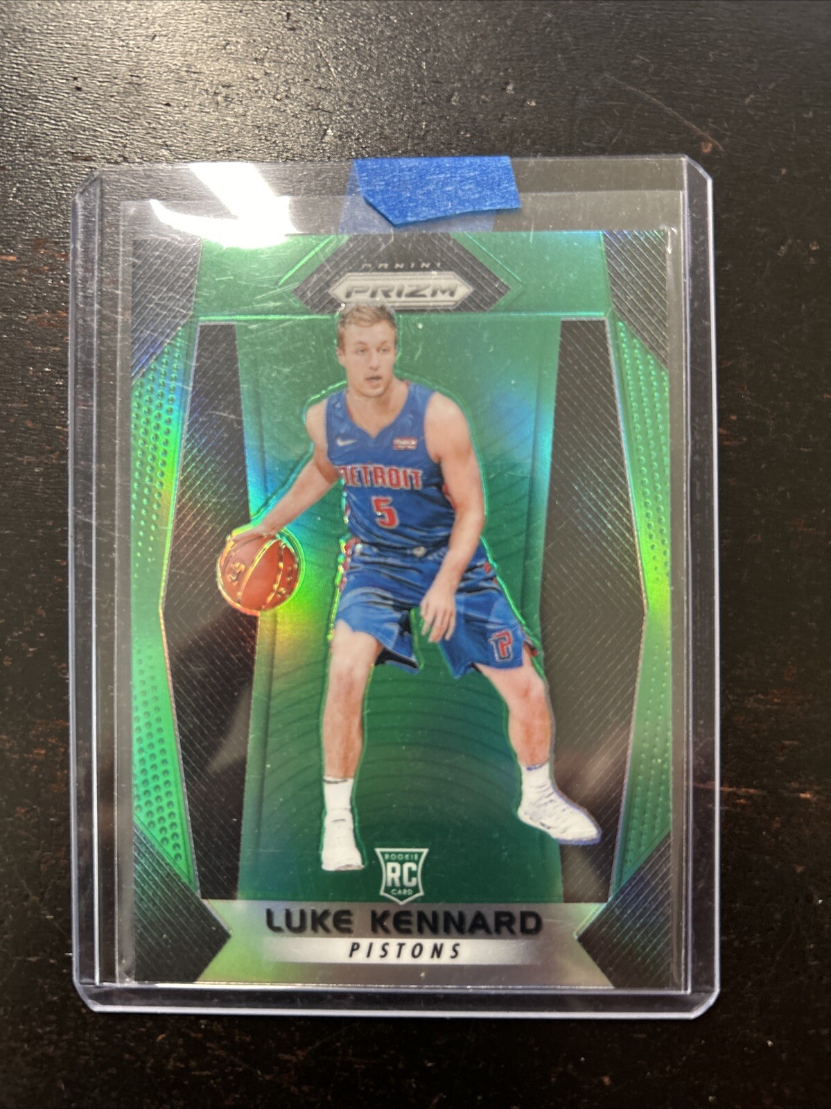 A82,877 - 2017-18 Panini Prizm Prizms Green #171 Luke Kennard BB