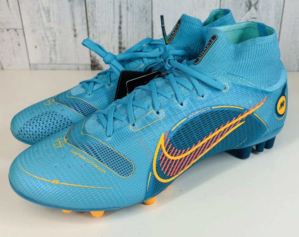 Nike Mercurial Superfly 8 Elite AG Chlorine Blue Orange DJ2841-485
