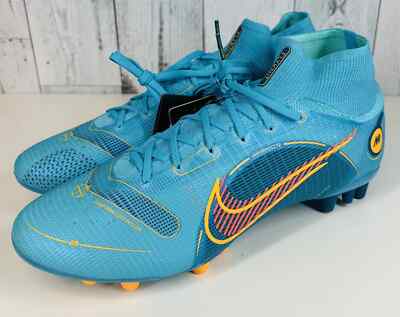 Nike Mercurial Superfly 8 Elite AG Chlorine Blue Orange DJ2841-485