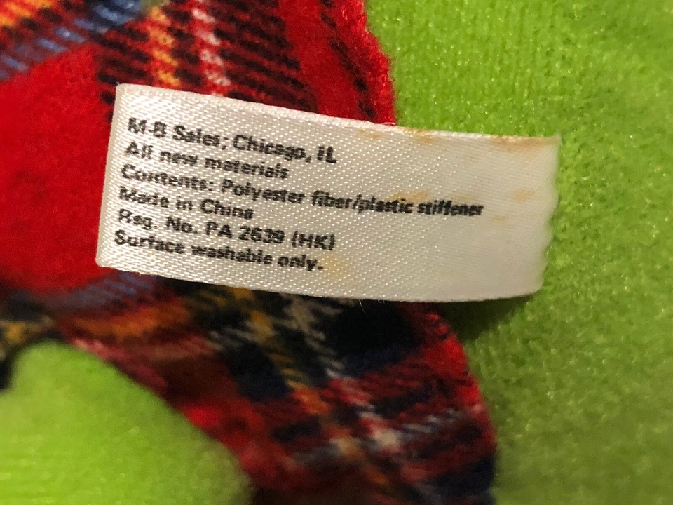 Vintage 1987 Burger King Baby Muppets Christmas Plush Lot of 3, Good