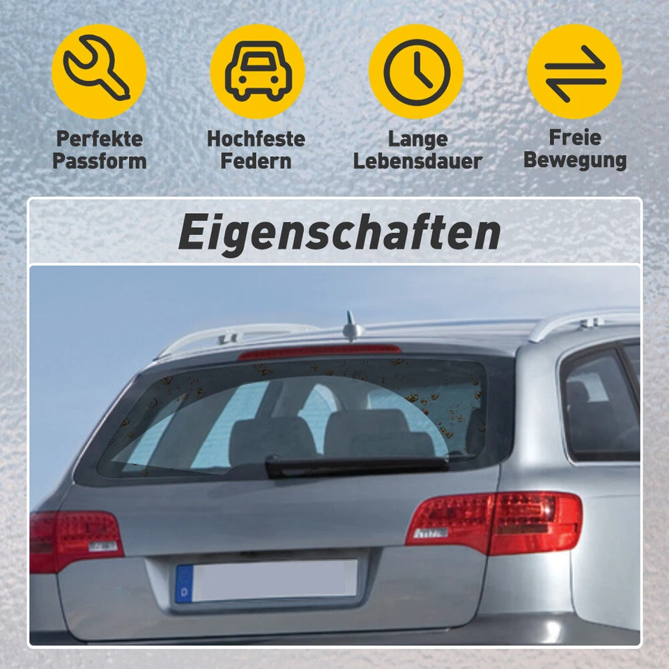 Für Audi 4F C6 A6 Avant Wischerarm Kappe + Scheibenwischer Hinten Heckwischer - Bild 4 von 4
