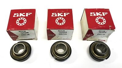 SKF Insert Bearing Unit NER16 [Lot of 3] NOS
