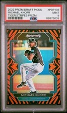 2022 PANINI PRIZM DRAFT PICKS PDP103 MICHAEL KNORR PRIZ PSA 9 Pop.1