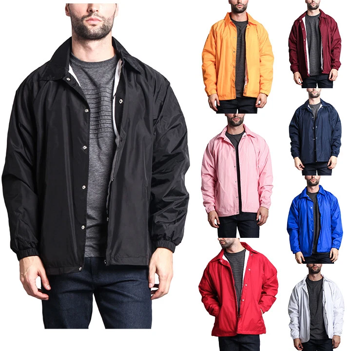 G-Style USA Men's Waterproof Windbreaker Light-Weight Coach Jacket VOS
Opens in a new window or tab