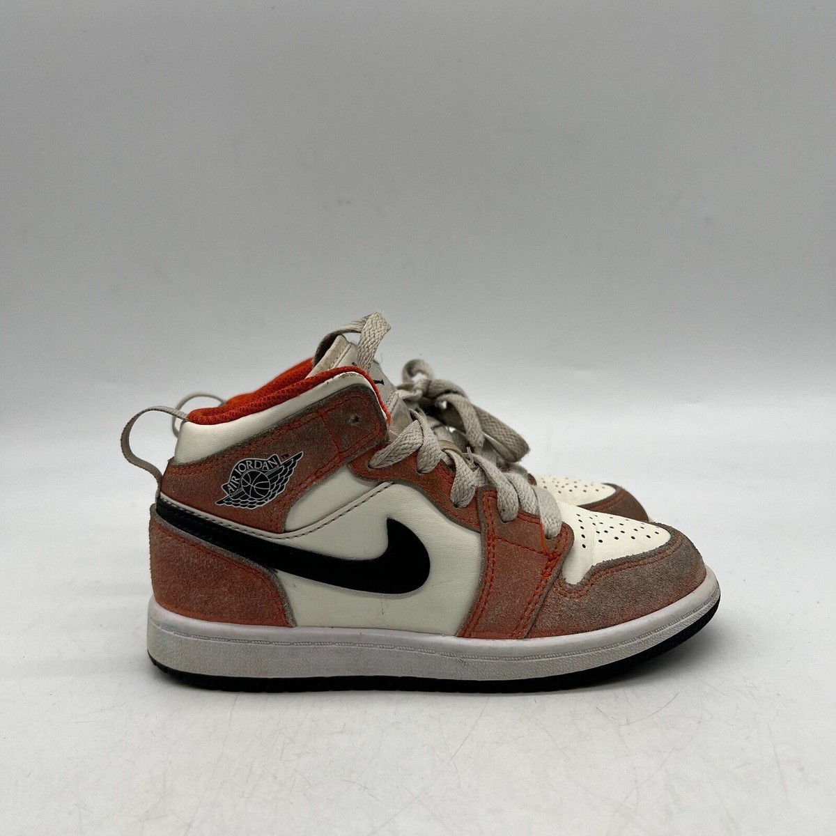 Size 12 (PS) - Jordan 1 SE Mid Orange Suede for sale online