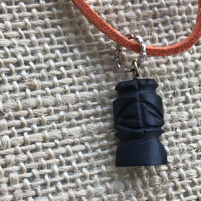Azabache Double Face Good Luck Evil Eye Mal de Ojo Maximum Protection Real Black