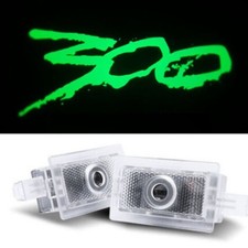 2x Green Hd 300 Car Led Door Laser Projector Light For Chrysler 300 2005-2024