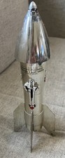 Vintage MCM Astro Rocket Ship Mechanical Coin Bank 1957 Berzac Creation