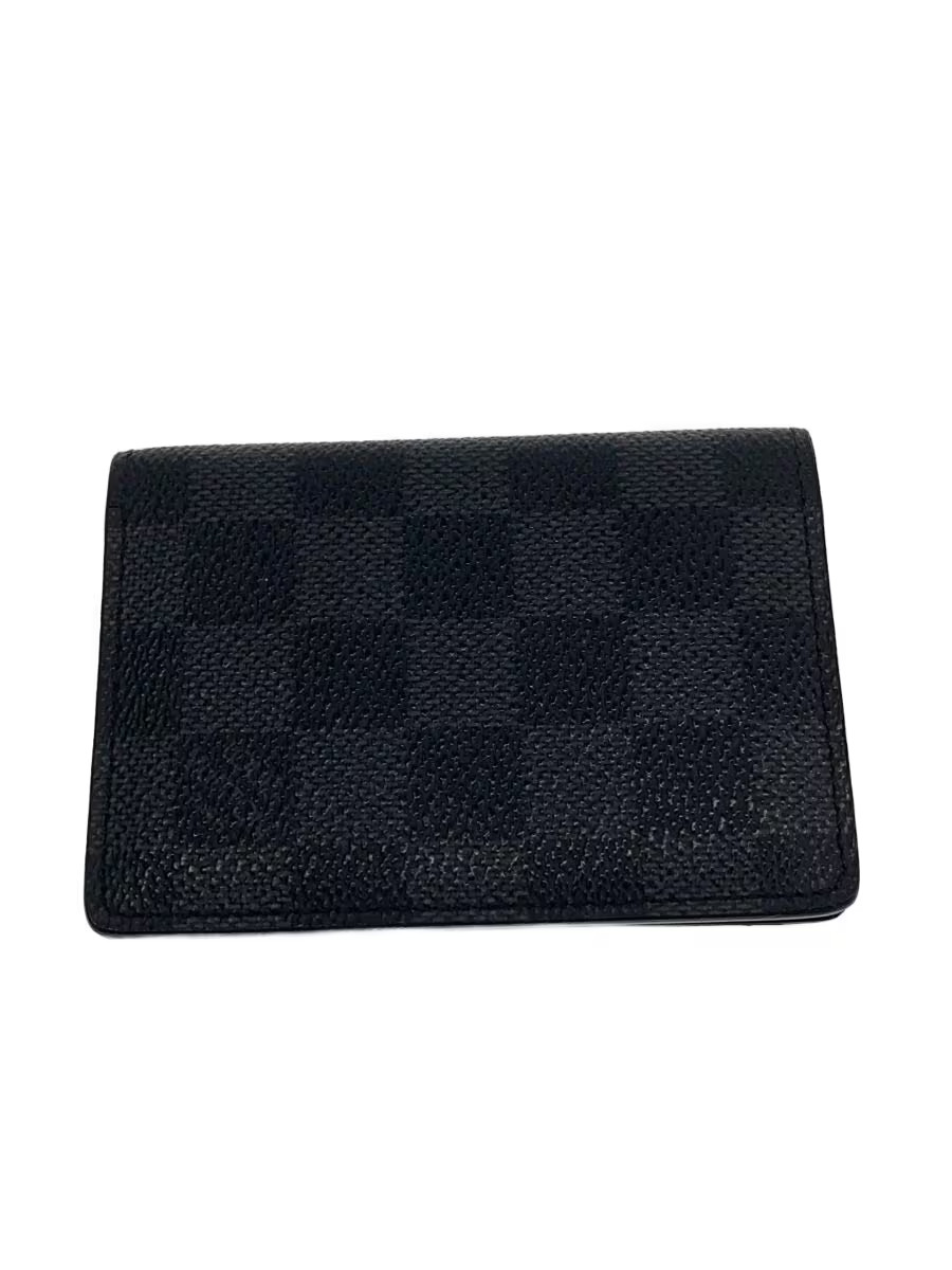 LOUIS VUITTON Organizer de Poche Damier Graphite Black Men's