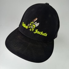 Richardson Boys Hat Black Neon Yellow Jackets SM-MD Baseball Cap Fitted
