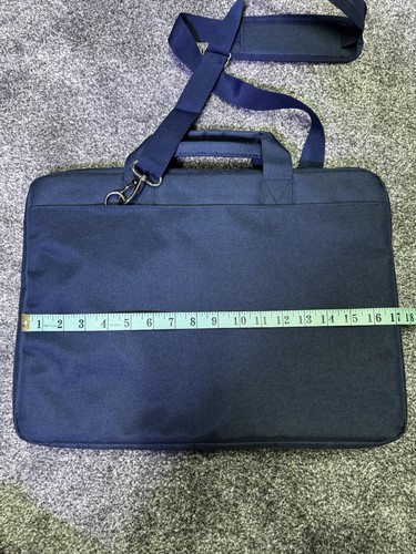 Voova Laptoptasche 17 Zoll blau, gepolstert, wasserdicht, neuwertig - Bild 4 von 6