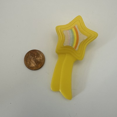 #ad #ad My Little Pony Yellow Shooting Star Brush w Rainbow Windy $7.20