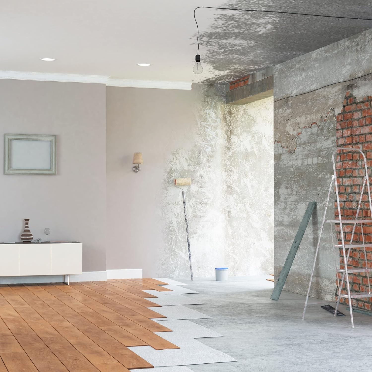 1-Gang PVC Electrical Outlet Box - 14 cu. in. Junction Box for Safe Installation