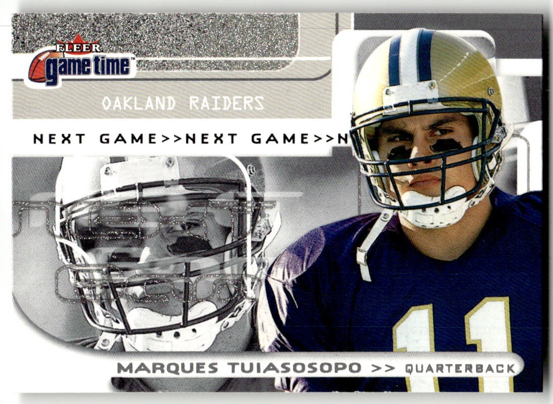 Marques Tuiasosopo Fleer Game Time #135 Base
