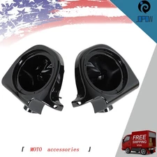 NEW 6.5"Speaker Pods Box Lower Fairing Vented For Touring Gilde Road King 83-13