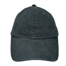 Unbranded Slideback Baseball Cap Black One Size Adjustable Lightweight Blank