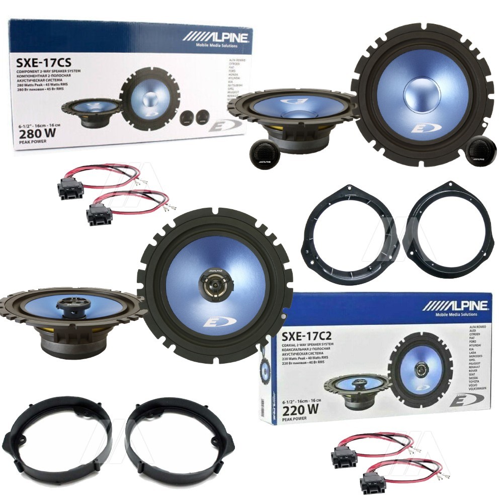 Upgrade Audio Alpine Mercedes W212 - Kit 6 Altoparlanti Alta Fedeltà