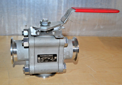 Flowserve Worcester Controls Ball Valve 316L CF3M 2'' 2 WK446666TTC (WK44) 3 Way
