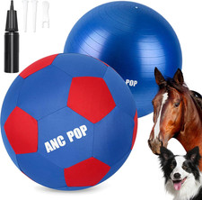 Herding Ball for Dogs Horse Ball  Cover 25" for Horses Large with Hand Pump for