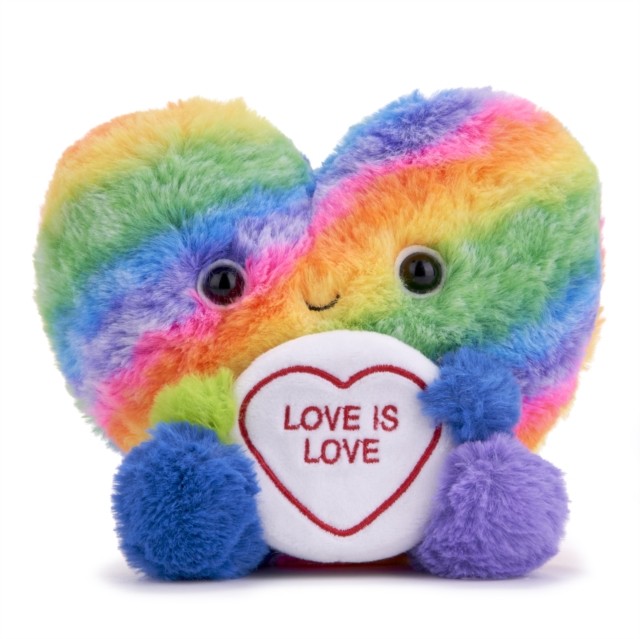 Love Hearts 7""Rainbow Heart Plush Gift (Toy)