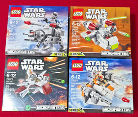 RETIRED❤️2015❤️4 LEGO Sets❤️Star Wars Microfighters 75072 75074 75075 75076 ser2