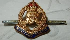 WW2 ROYAL MILITARY POLICE REGIMENT ENAMEL SWEETHEART PIN BADGE WORLD WAR II