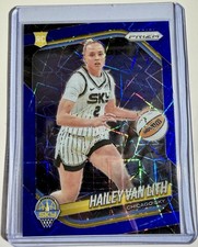 Hailey Van Lith RC 2025 Panini Prizm Blue Lazer Prizm Chicago Sky #2