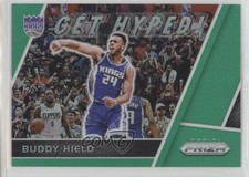 2017-18 Panini Prizm Get Hyped! Green Prizm Buddy Hield #GH-BH 0b3