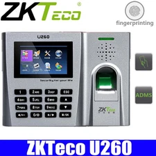 Zkteco U260 ID IC ADMS Card Fingerprint Time Clock Attendance System Terminal