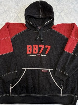 Vintage Mens XL Bugle Boy  77 Oversized Hoodie Thick Y2K 90s Skater Grunge Retro