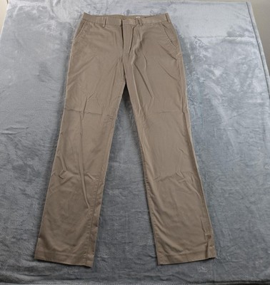 Bonobos Pants Mens 33x32 Khaki Beige Straight Fit Wednesday Chino Casual Cotton