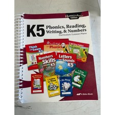Abeka K5 Phonics, Reading, Writing, Numbers Curriculum, Lesson Plans Homeschool