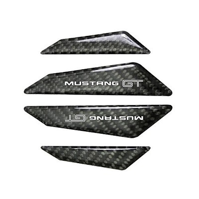 Ford Mustang GT Real Black Carbon Fiber Door Edge Guard Decal