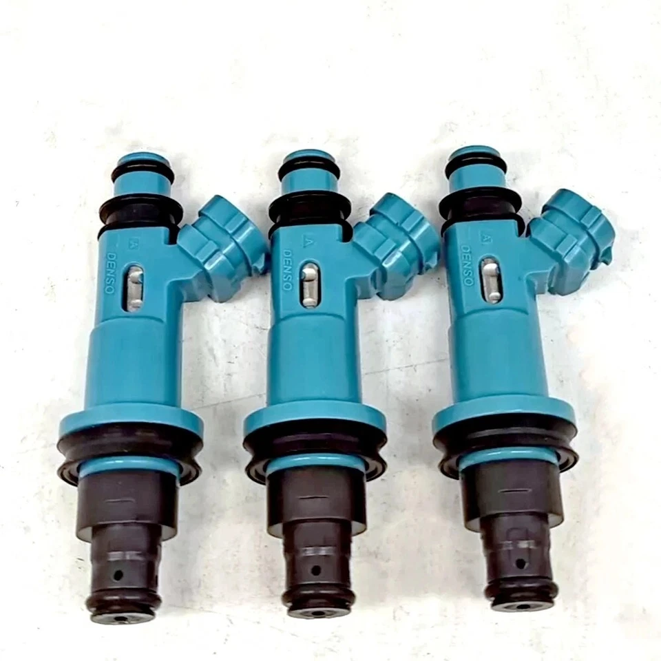 6X Genuine Denso FUEL INJECTORS FOR Toyota Supra Lexus SC300 IS300 GS300 3.0 I6 Foto 2 de 4