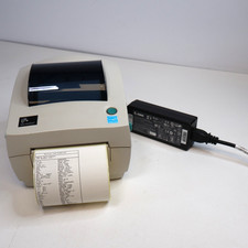Zebra GC420d Direct Thermal Label Printer + PSU; USB Parallel Serial; Tested