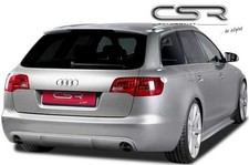 Heck Ansatz Einsatz Spoiler Tuning Diffusor für Audi A6 C6 Typ 4F HA009